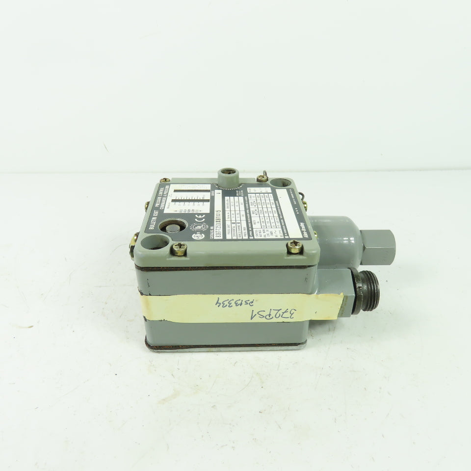 Allen Bradley 836T-T253JX81X15 Ser A Pressure Control Switch 350PSI Max Press