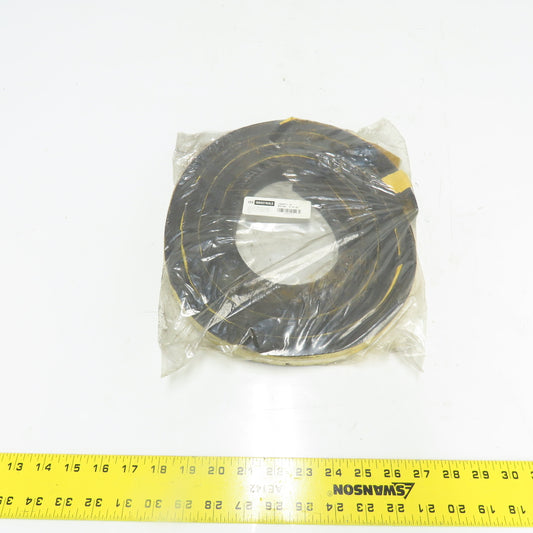 USA Industries ZUSANSRO-76 Adhesive Open Cell Neoprene Foam Strip 3/4"x 1"x 10'L