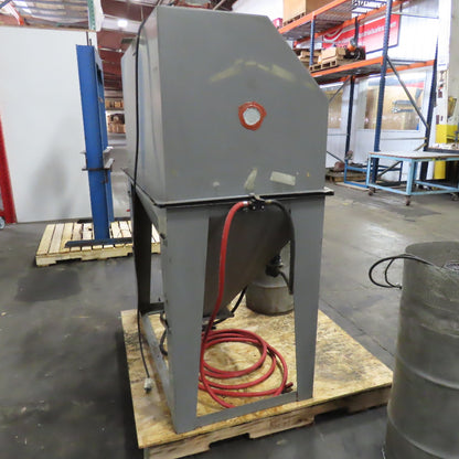 Econoline Abrasive Blast Cabinet Siphon Feed 42" x 24" W/ Dust Filter 110PSI