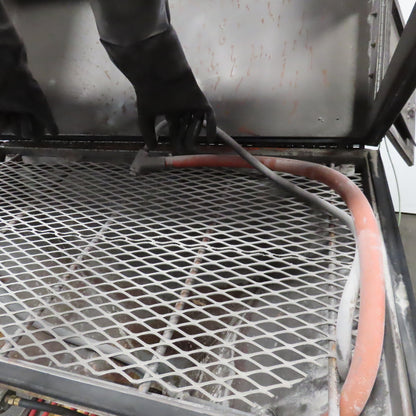 Econoline Abrasive Blast Cabinet Siphon Feed 42" x 24" W/ Dust Filter 110PSI