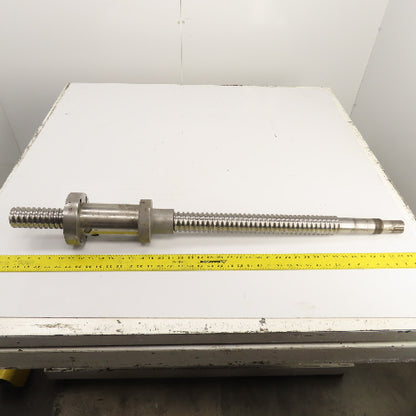 Single Start Ball Screw & Nut 13mm Pitch 55mm OD 1044mm OAL