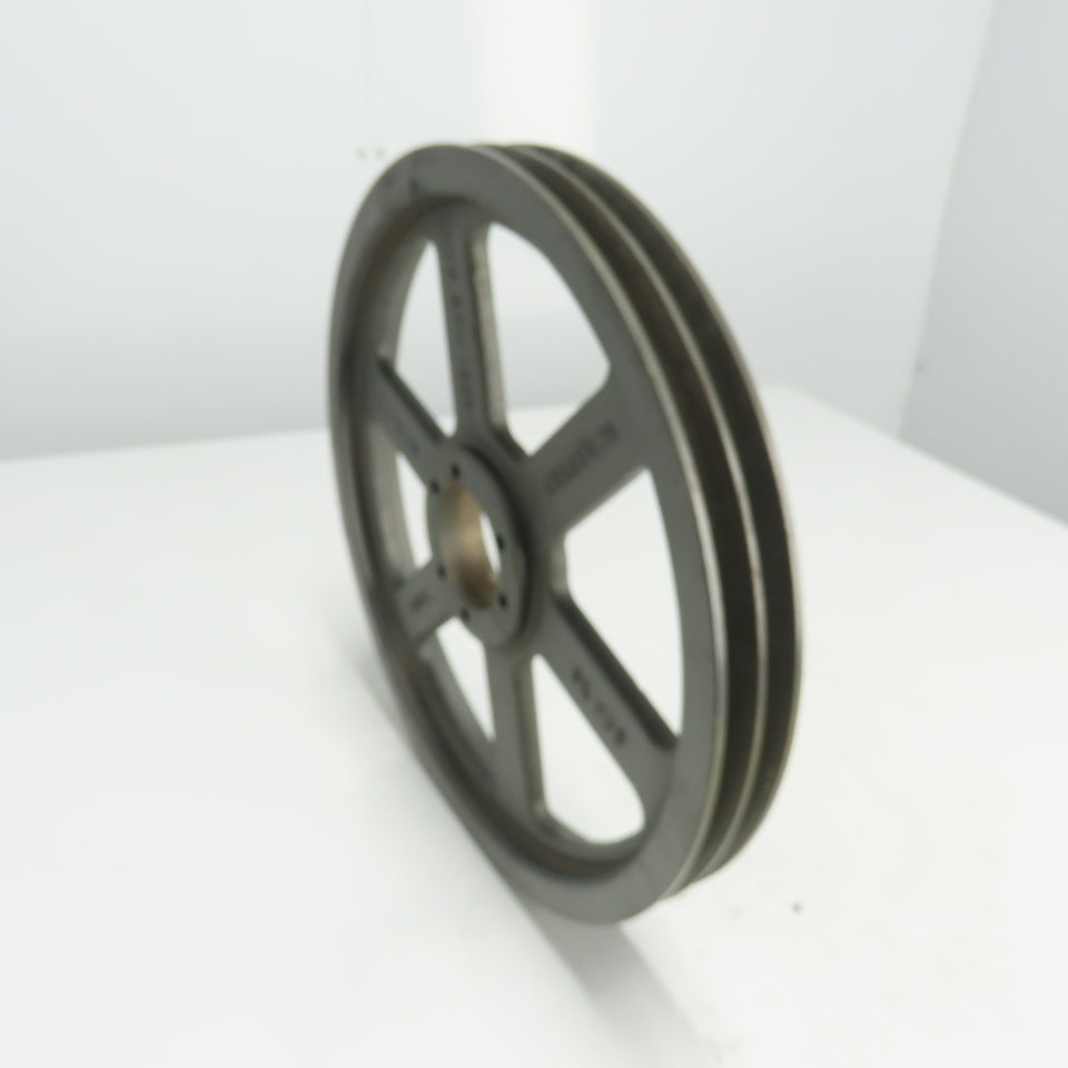 TB Woods 15.4 P.D.2B 15-3/4"OD x 1-3/4" Wide 2 Groove V-Belt Pulley Tapered Bore
