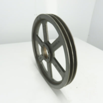TB Woods 15.4 P.D.2B 15-3/4"OD x 1-3/4" Wide 2 Groove V-Belt Pulley Tapered Bore