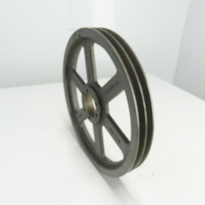 TB Woods 15.4 P.D.2B 15-3/4"OD x 1-3/4" Wide 2 Groove V-Belt Pulley Tapered Bore