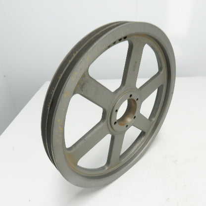 TB Woods 15.4 P.D.2B 15-3/4"OD x 1-3/4" Wide 2 Groove V-Belt Pulley Tapered Bore