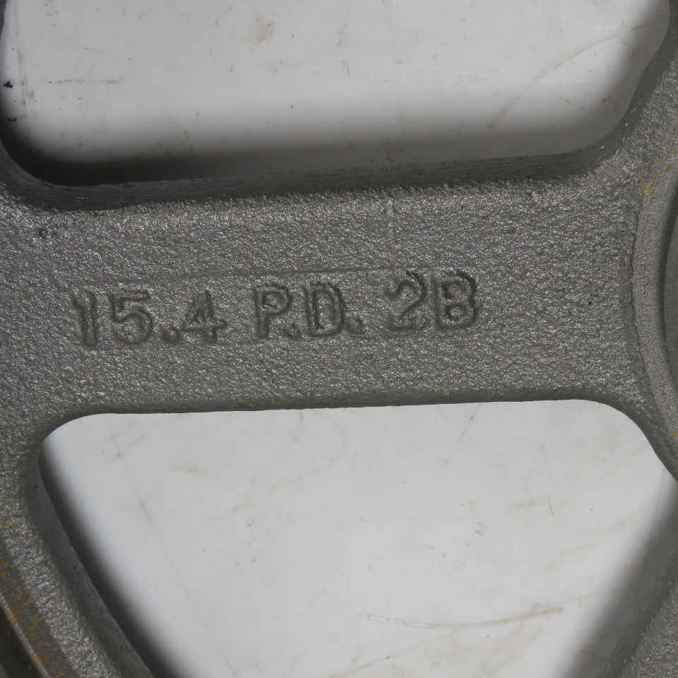 TB Woods 15.4 P.D.2B 15-3/4"OD x 1-3/4" Wide 2 Groove V-Belt Pulley Tapered Bore