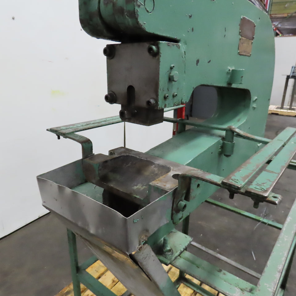 Whitney Jensen Manual Sheet Metal Punch Press 18" Throat 1" Tooling