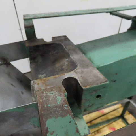 Whitney Jensen Manual Sheet Metal Punch Press 18" Throat 1" Tooling