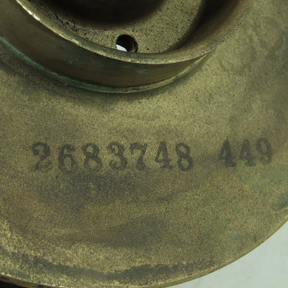 2683748 449 8" OD Brass Impeller 1-1/4" Keyed Bore 6-Vain