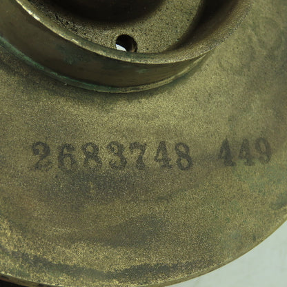2683748 449 8" OD Brass Impeller 1-1/4" Keyed Bore 6-Vain