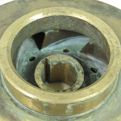 2683748 449 8" OD Brass Impeller 1-1/4" Keyed Bore 6-Vain