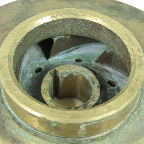 2683748 449 8" OD Brass Impeller 1-1/4" Keyed Bore 6-Vain