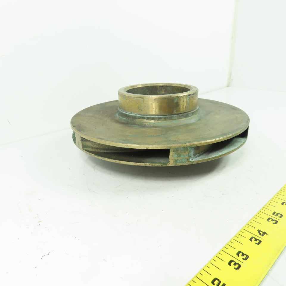 2683748 449 8" OD Brass Impeller 1-1/4" Keyed Bore 6-Vain
