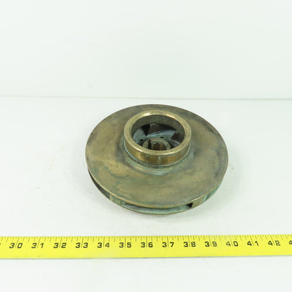2683748 449 8" OD Brass Impeller 1-1/4" Keyed Bore 6-Vain