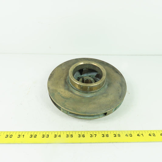 2683748 449 8" OD Brass Impeller 1-1/4" Keyed Bore 6-Vain