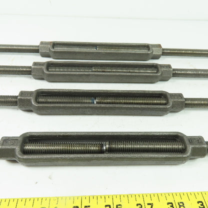 CHF G2 Steel Turnbuckle Stub/Stub 1/2" x 7-1/2" Body Lot Of 4