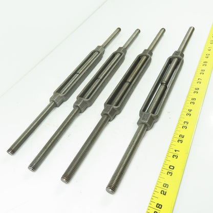 CHF G2 Steel Turnbuckle Stub/Stub 1/2" x 7-1/2" Body Lot Of 4