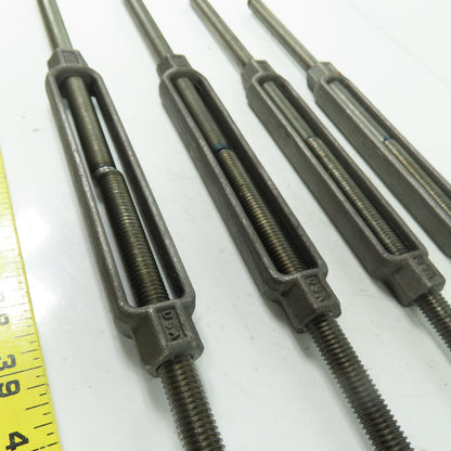 CHF G2 Steel Turnbuckle Stub/Stub 1/2" x 7-1/2" Body Lot Of 4