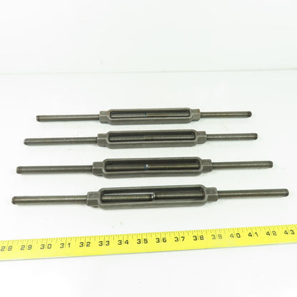 CHF G2 Steel Turnbuckle Stub/Stub 1/2" x 7-1/2" Body Lot Of 4