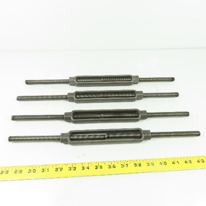 CHF G2 Steel Turnbuckle Stub/Stub 1/2" x 7-1/2" Body Lot Of 4