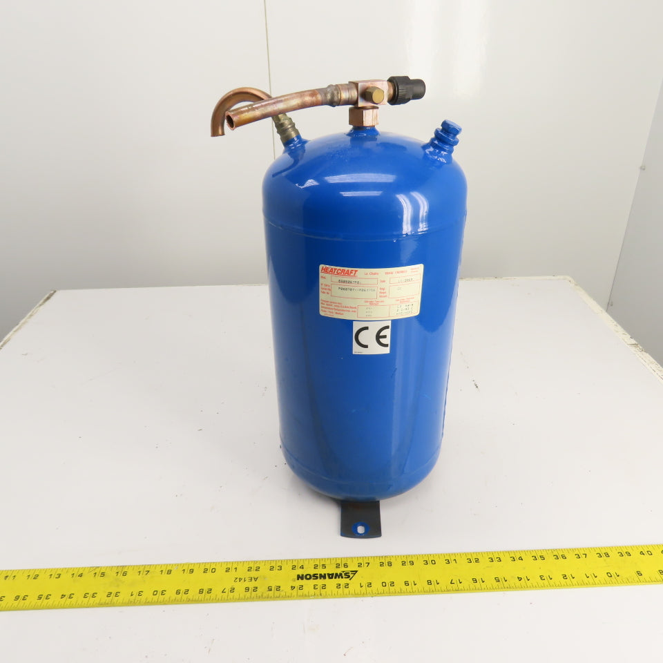 Heatcraft 6808067P01 HFC Refrigerant Receiver Tank 33 Bar 93°C From TMS 2000