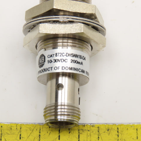 Allen Bradley 872C-DH5NN18-D4 Inductive Proximity Sensor 10-30VDC