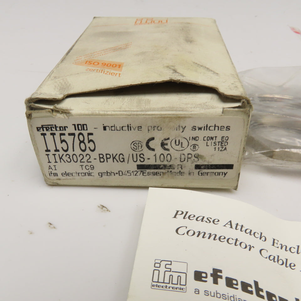 IFM Efector II5785 Inductive Proximity Sensor 10-36VDC