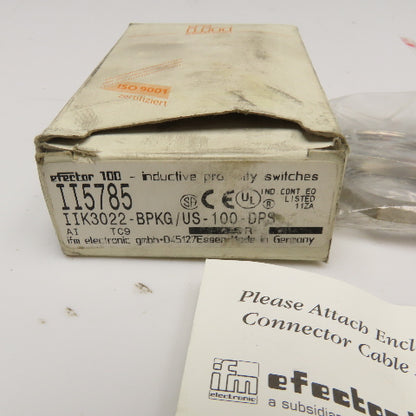 IFM Efector II5785 Inductive Proximity Sensor 10-36VDC