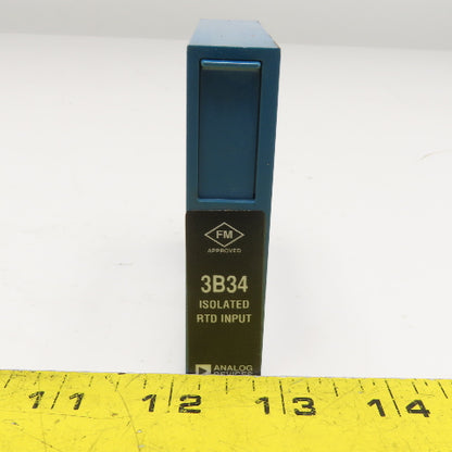 Analog Devices 3B34-00 ISO 2-3-4 Wire RTD Isolated Input Module 100Ohm