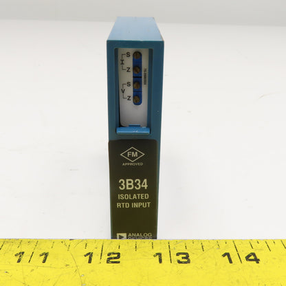 Analog Devices 3B34-00 ISO 2-3-4 Wire RTD Isolated Input Module 100Ohm