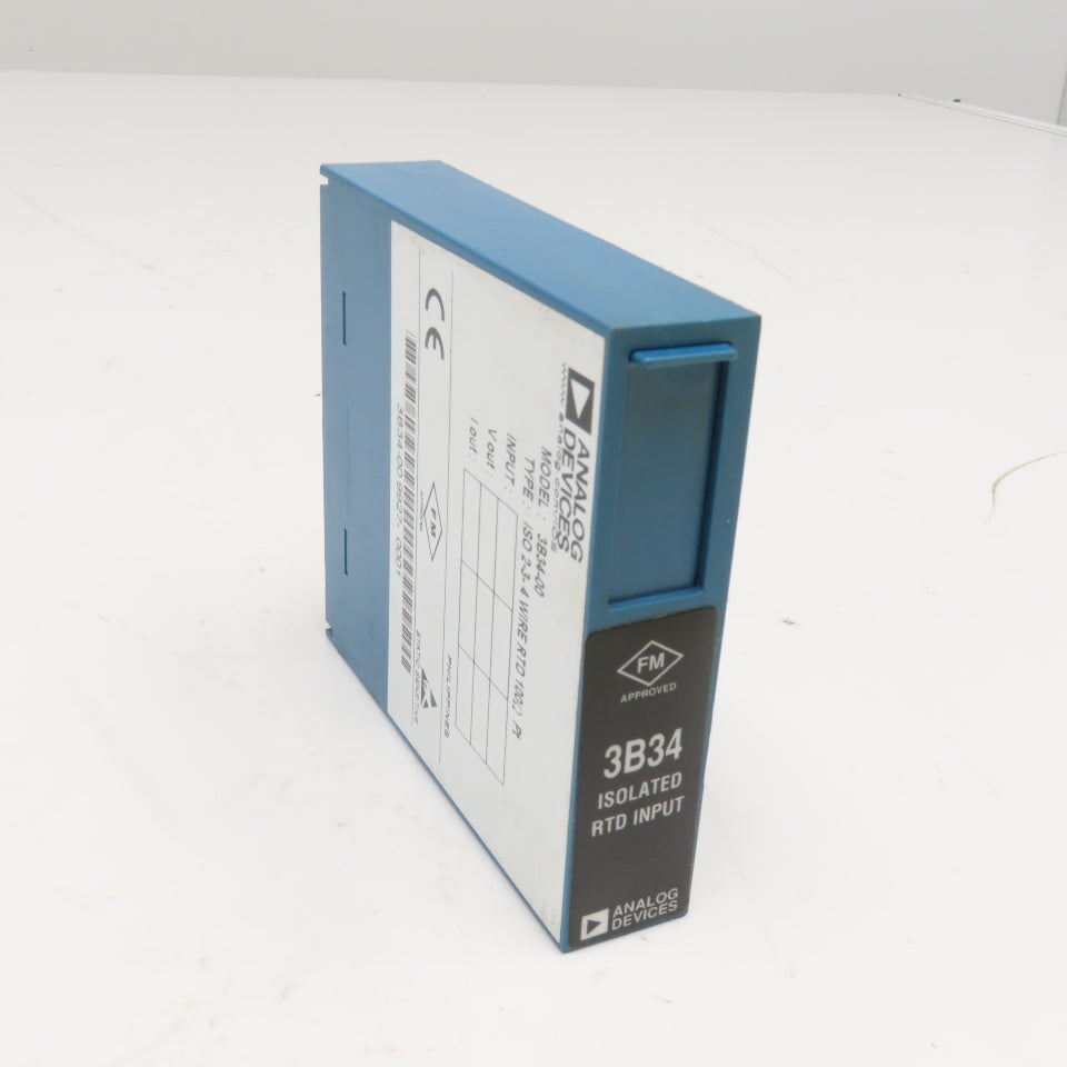 Analog Devices 3B34-00 ISO 2-3-4 Wire RTD Isolated Input Module 100Ohm
