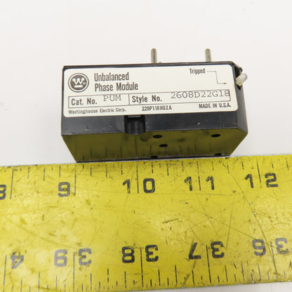 Westinghouse 2608D22G18 PUM Unbalanced Phase Module