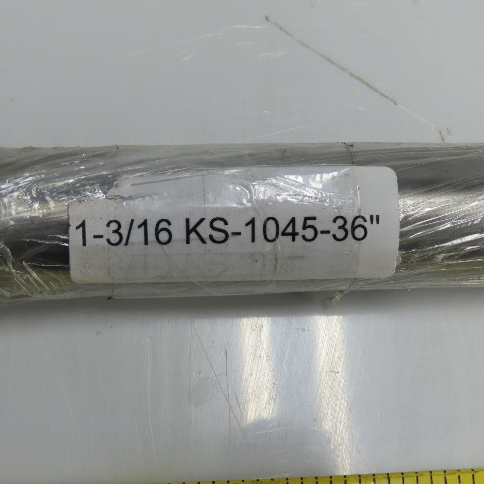 1-3/16 KS-1045-36" 1045  Full Length Keyed Steel Shaft 1-3/16" Dia 36" Long