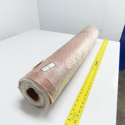 USA Sealing RSBR60-108 Red Rubber Roll 36" x 10' Long 0.25" Thick Plain Backing