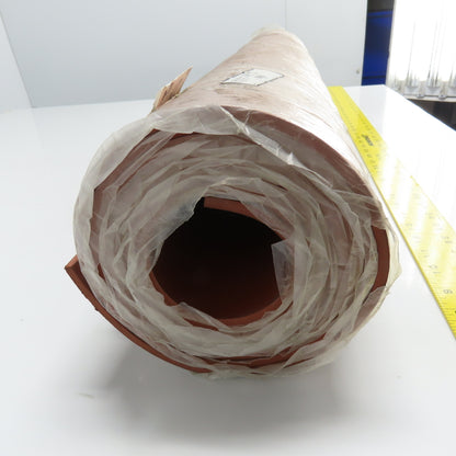 USA Sealing RSBR60-108 Red Rubber Roll 36" x 10' Long 0.25" Thick Plain Backing