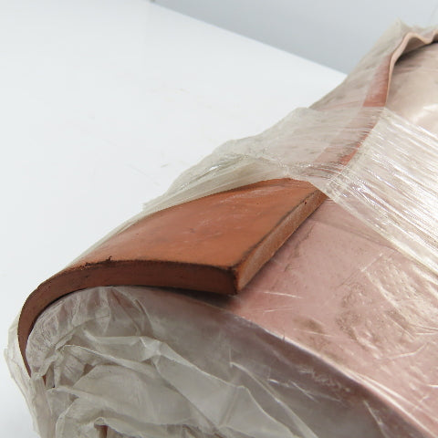 USA Sealing RSBR60-108 Red Rubber Roll 36" x 10' Long 0.25" Thick Plain Backing