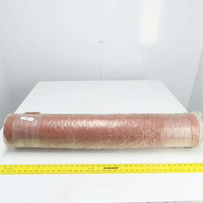USA Sealing RSBR60-108 Red Rubber Roll 36" x 10' Long 0.25" Thick Plain Backing