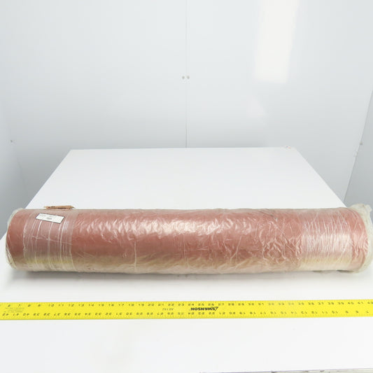 USA Sealing RSBR60-108 Red Rubber Roll 36" x 10' Long 0.25" Thick Plain Backing