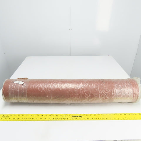 USA Sealing RSBR60-108 Red Rubber Roll 36" x 10' Long 0.25" Thick Plain Backing