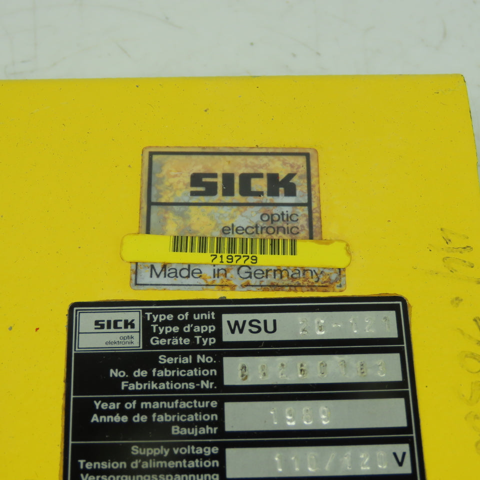 Sick WSU 26121 Photoelectric Sender Unit 120V 5VA 48/62Hz