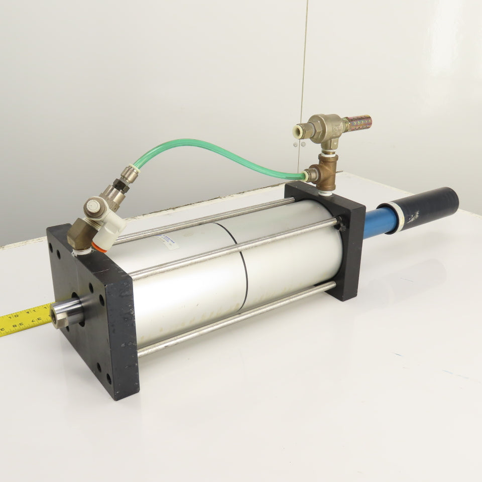 Fabco-Air MP5X6X2X1FFA-TFR-AS-BR Double Acting Air Cylinder 5" Bore 6" Stroke
