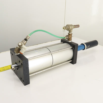 Fabco-Air MP5X6X2X1FFA-TFR-AS-BR Double Acting Air Cylinder 5" Bore 6" Stroke