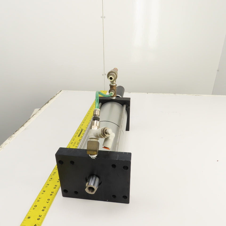 Fabco-Air MP5X6X2X1FFA-TFR-AS-BR Double Acting Air Cylinder 5" Bore 6" Stroke