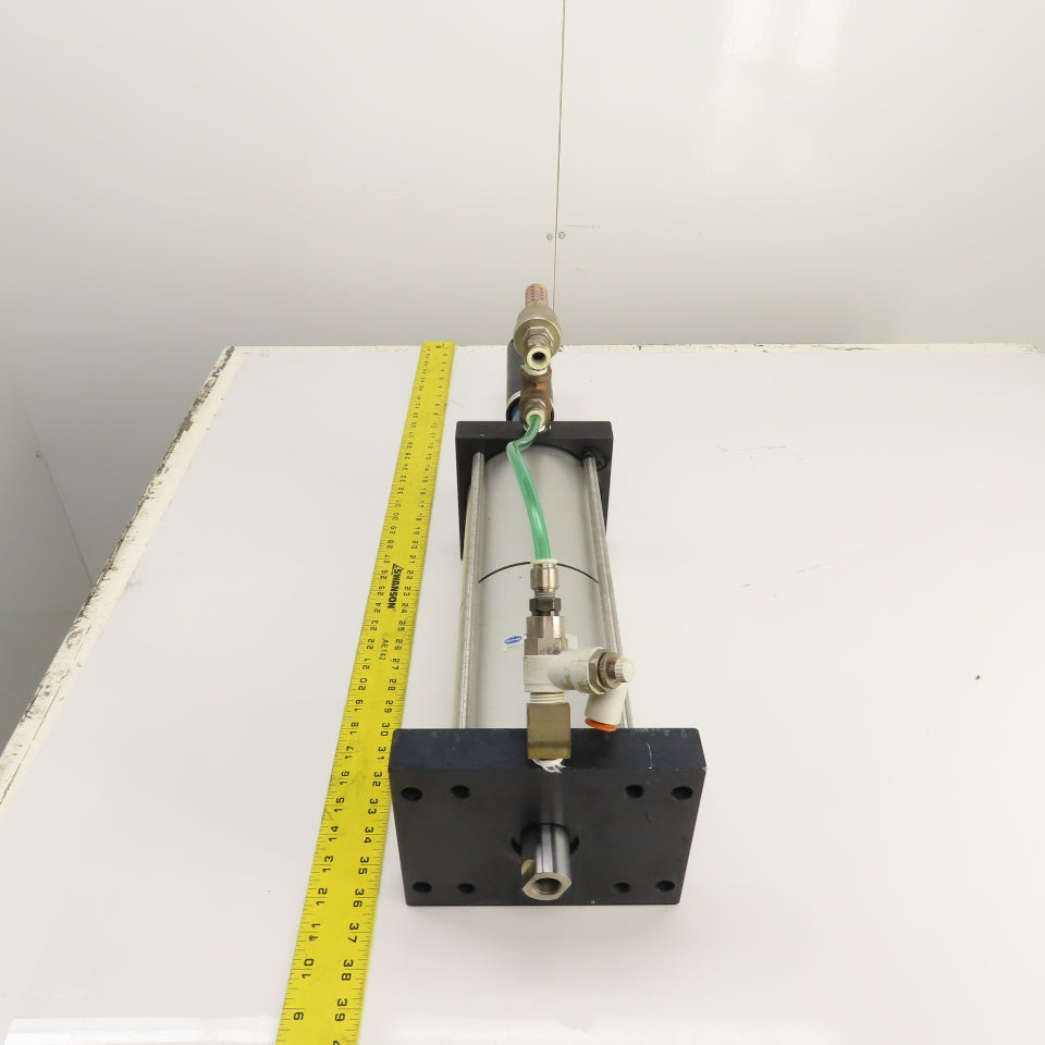 Fabco-Air MP5X6X2X1FFA-TFR-AS-BR Double Acting Air Cylinder 5" Bore 6" Stroke