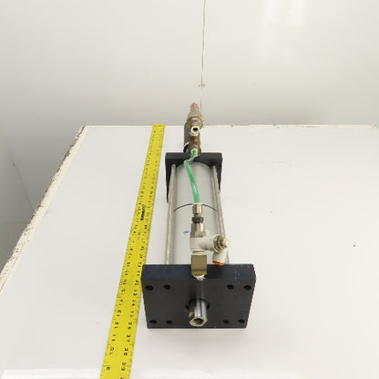 Fabco-Air MP5X6X2X1FFA-TFR-AS-BR Double Acting Air Cylinder 5" Bore 6" Stroke