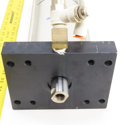 Fabco-Air MP5X6X2X1FFA-TFR-AS-BR Double Acting Air Cylinder 5" Bore 6" Stroke
