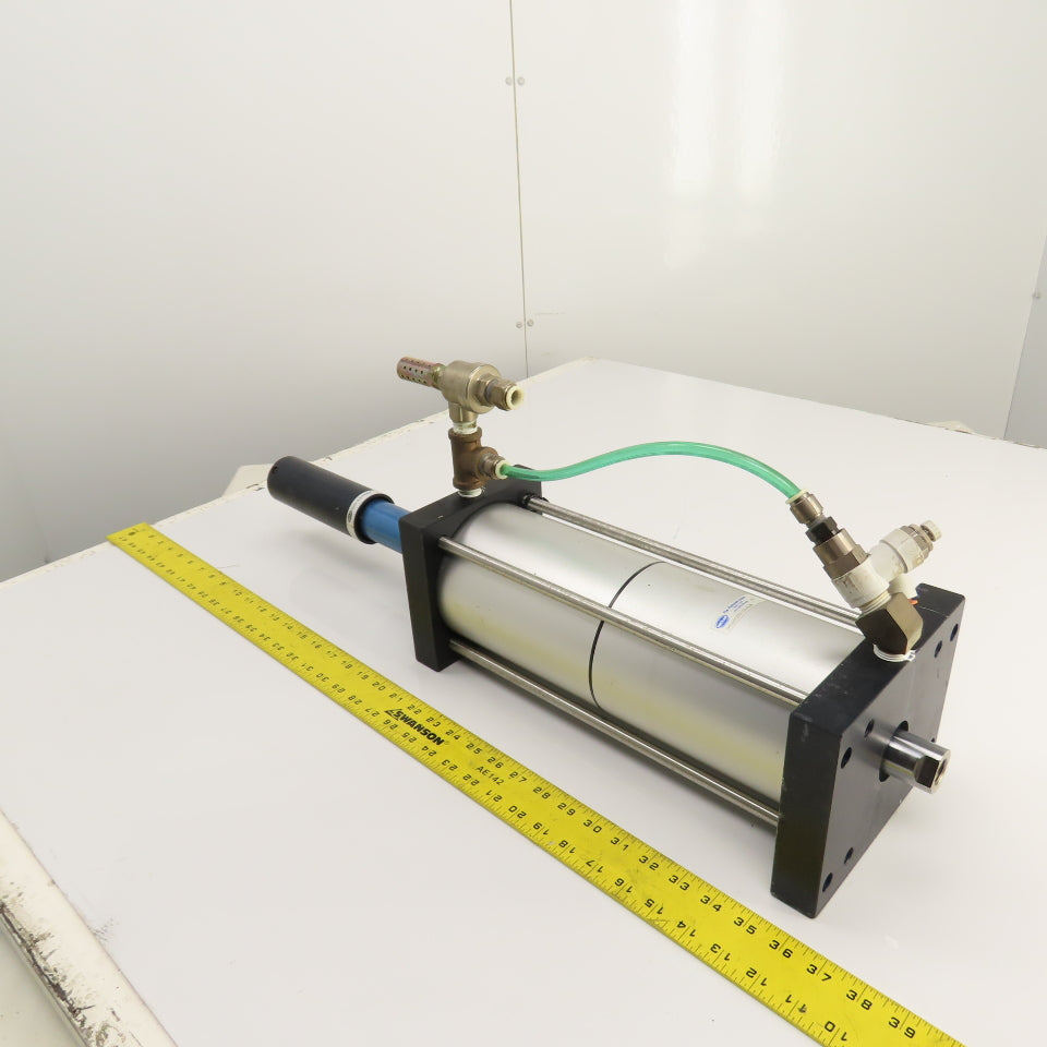 Fabco-Air MP5X6X2X1FFA-TFR-AS-BR Double Acting Air Cylinder 5" Bore 6" Stroke