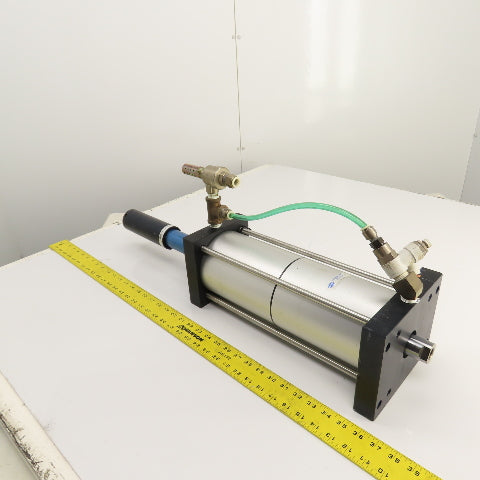 Fabco-Air MP5X6X2X1FFA-TFR-AS-BR Double Acting Air Cylinder 5" Bore 6" Stroke