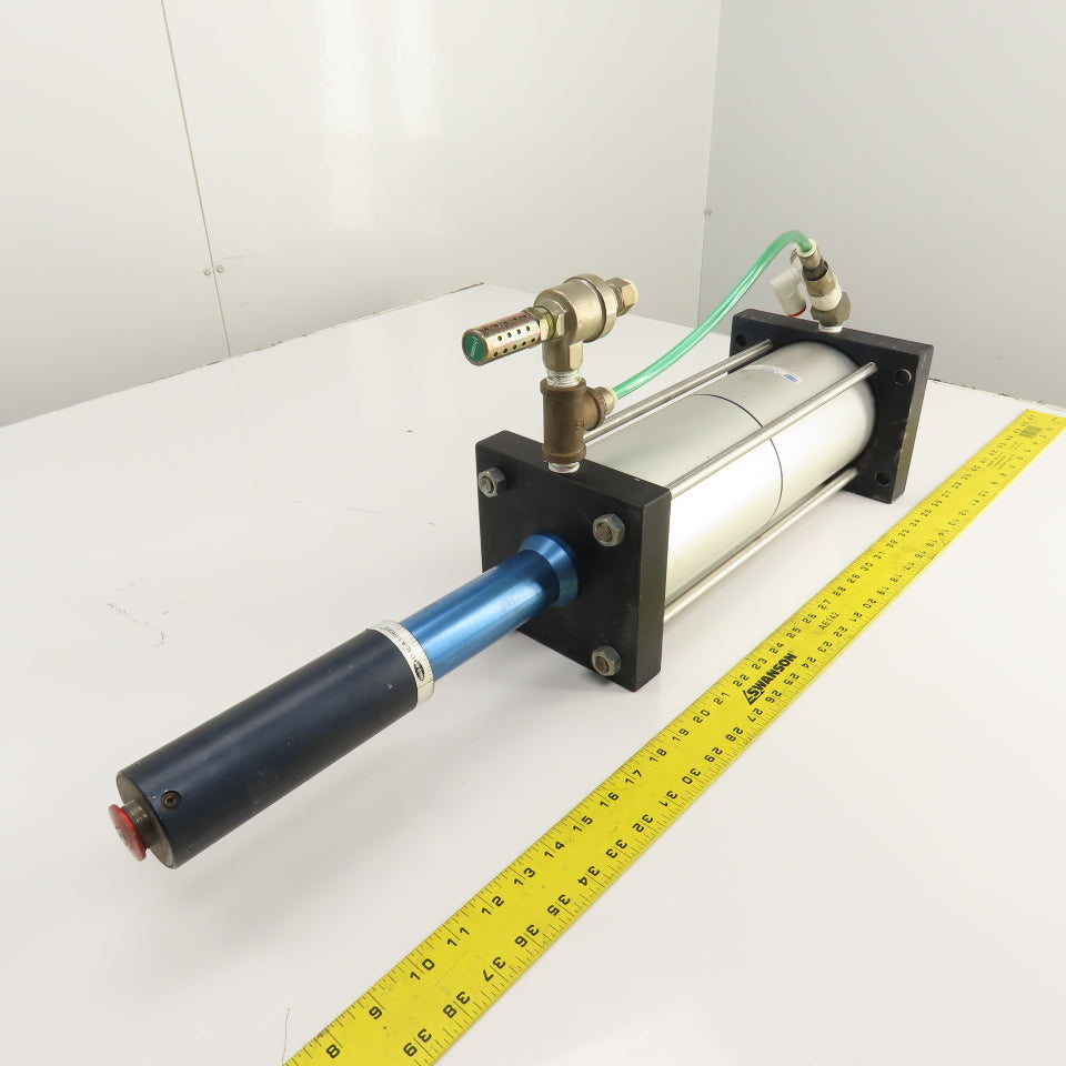 Fabco-Air MP5X6X2X1FFA-TFR-AS-BR Double Acting Air Cylinder 5" Bore 6" Stroke