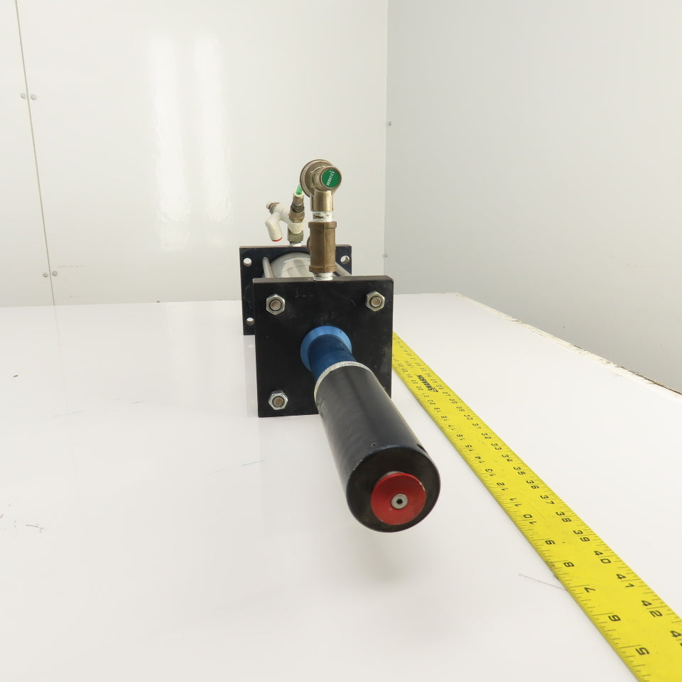 Fabco-Air MP5X6X2X1FFA-TFR-AS-BR Double Acting Air Cylinder 5" Bore 6" Stroke